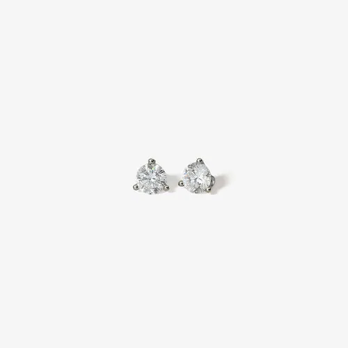 Aretes Zirconi Platinium